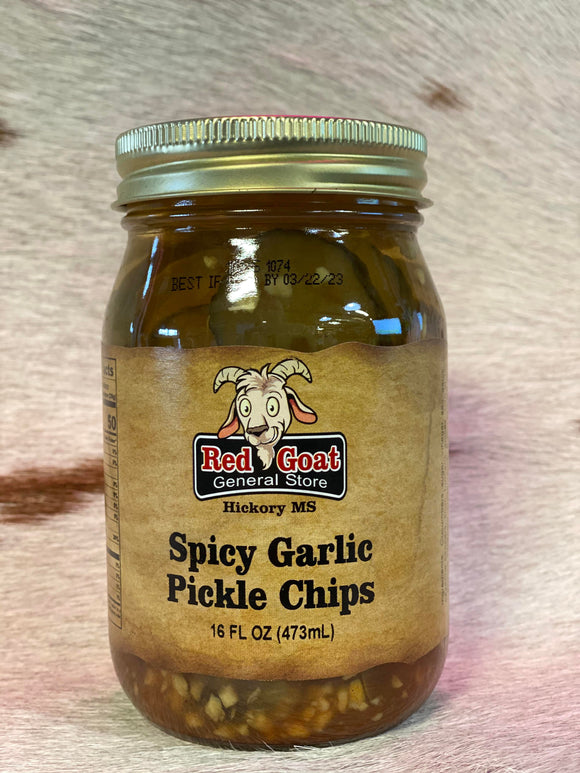 Spicy Garlic Pickle Chips