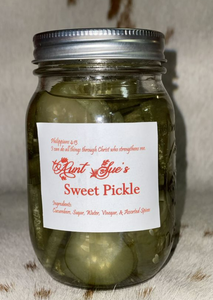 Aunt Sue's Sweet Pickles